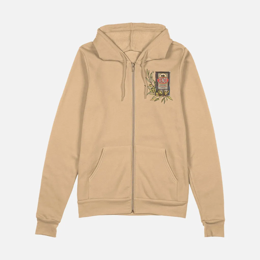 THE GODFATHER GENCO OLIVE OIL ZIP HOODIE