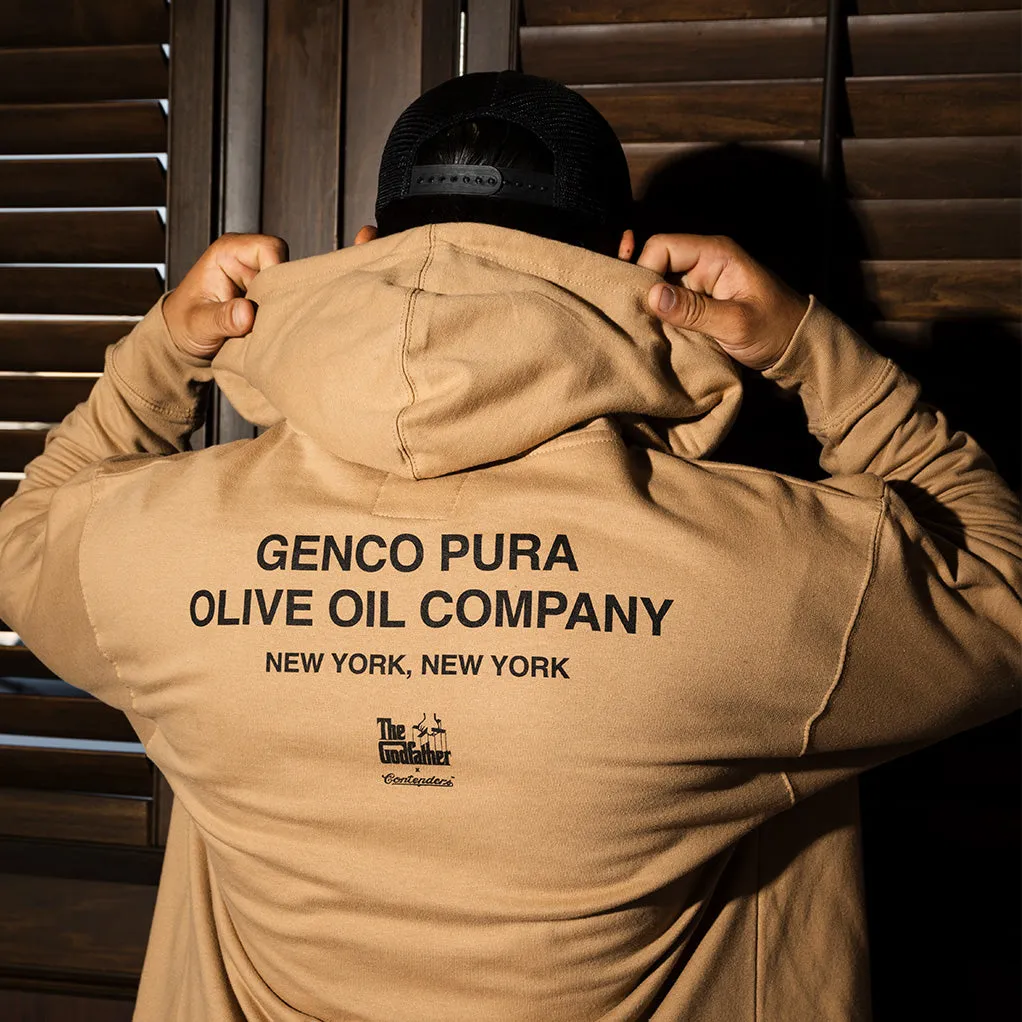 THE GODFATHER GENCO OLIVE OIL ZIP HOODIE