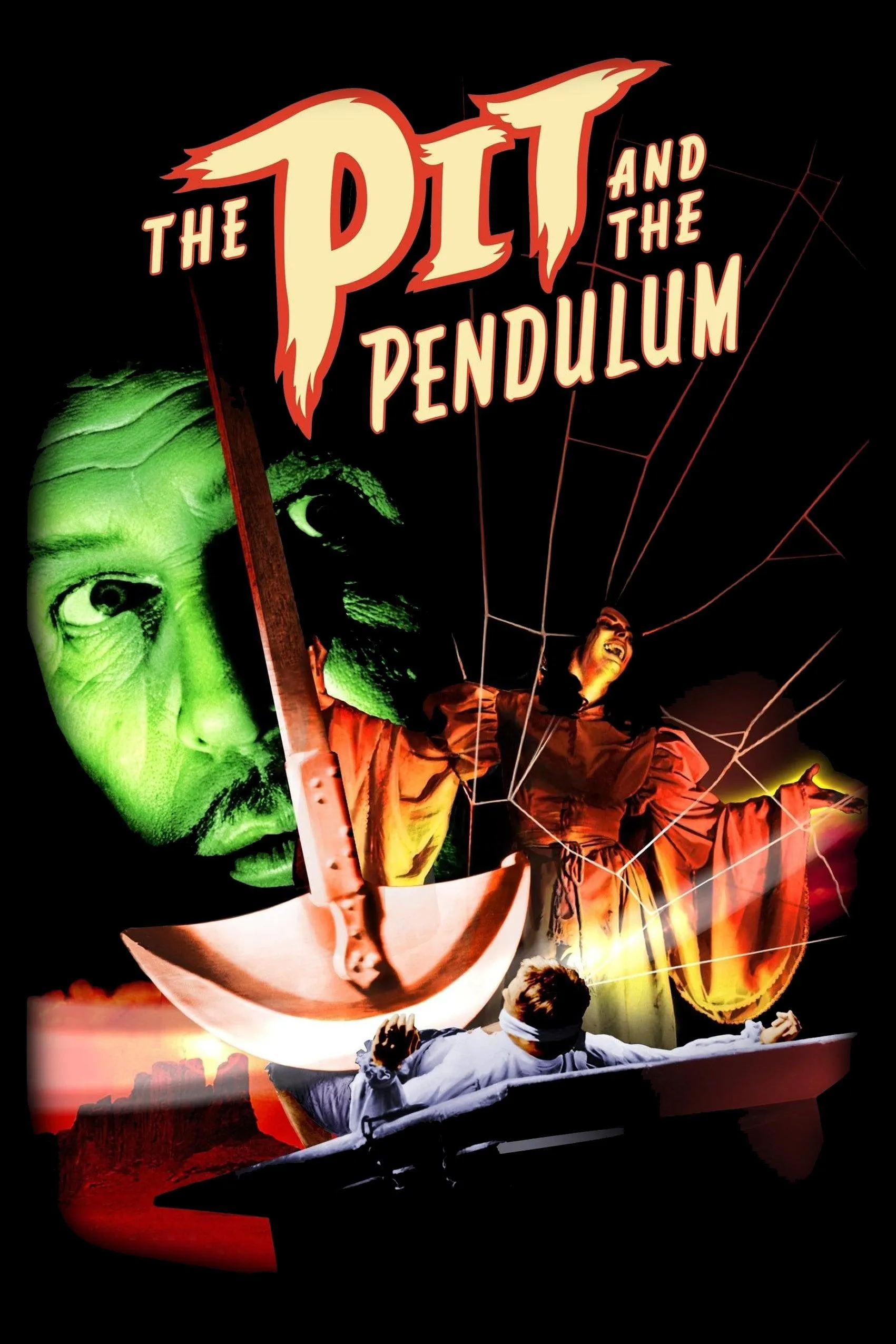 The Pit And The Pendulum - Classic Horror Movie Art - T-Shirt