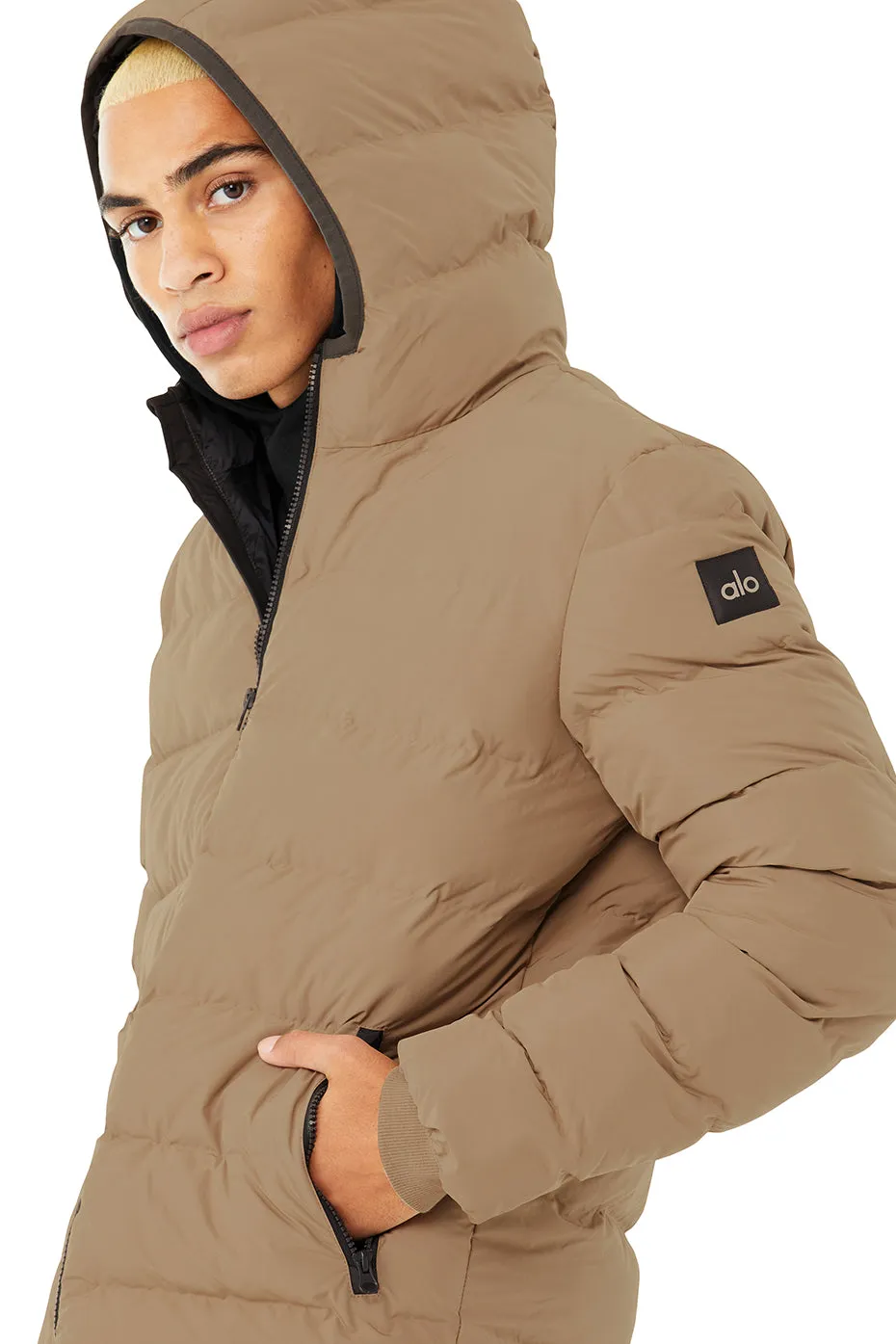 Vail Puffer Jacket - Gravel/Anthracite