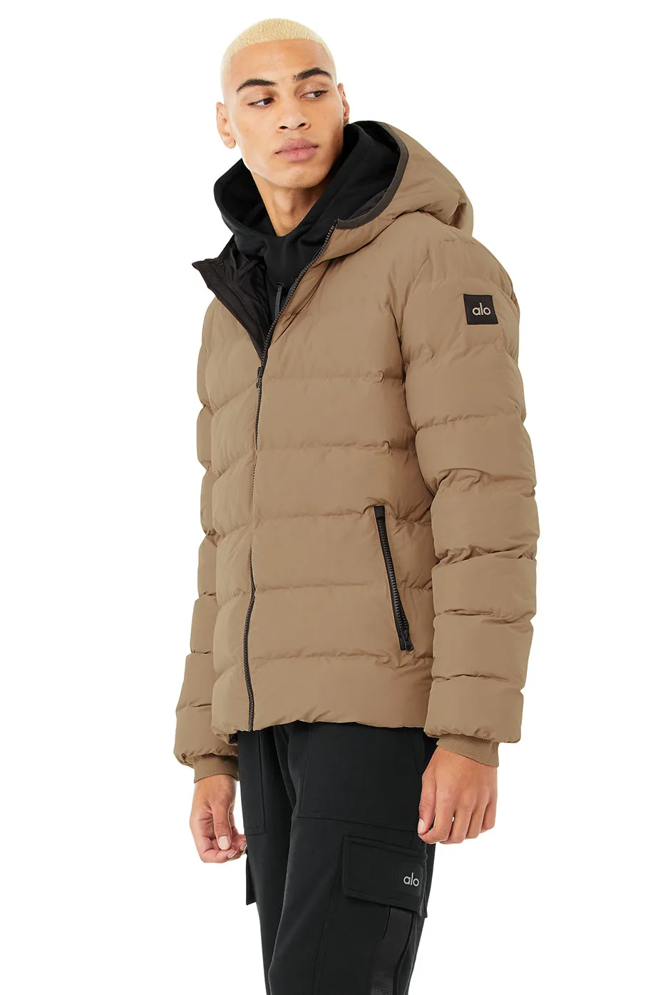 Vail Puffer Jacket - Gravel/Anthracite