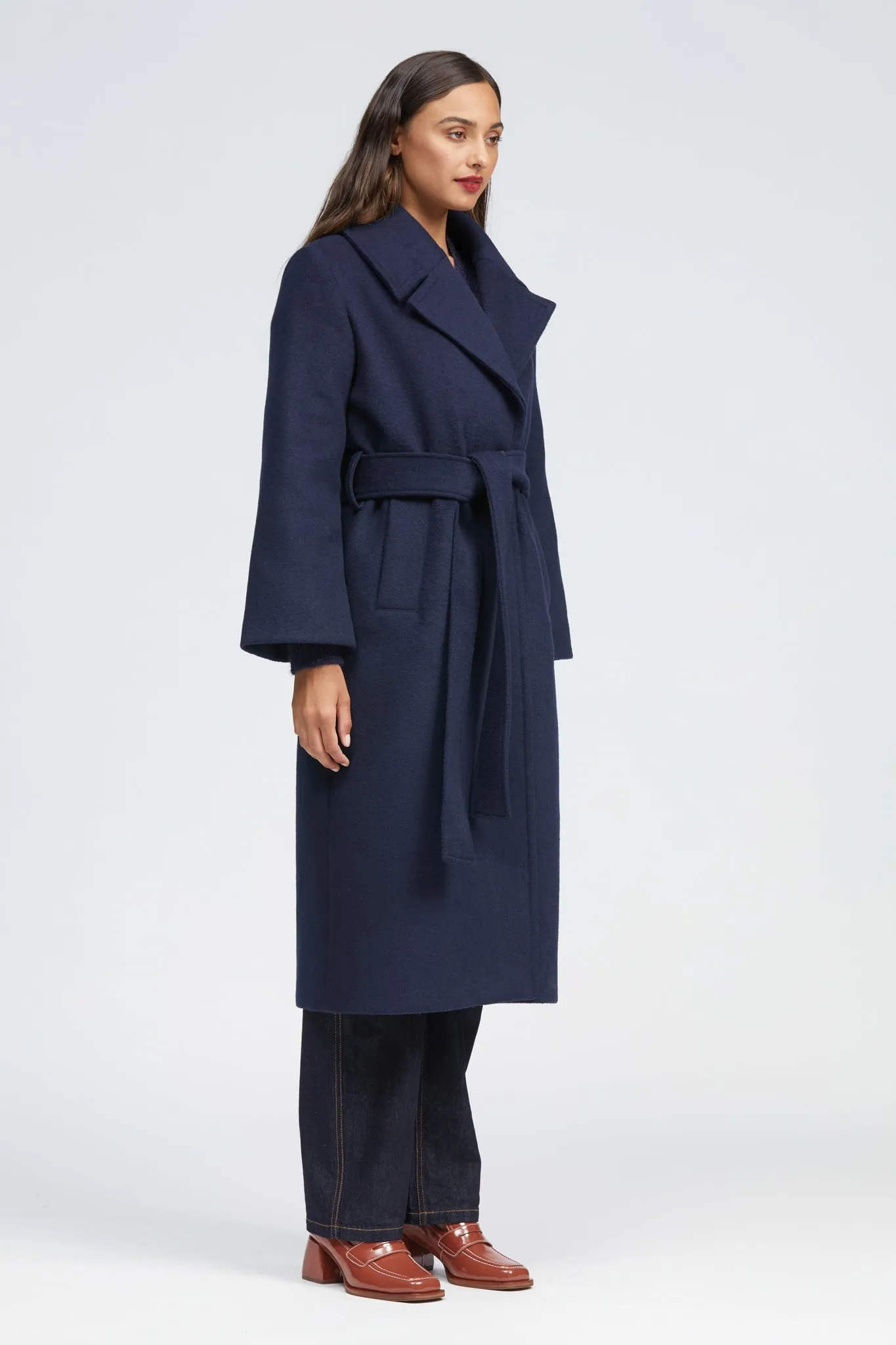 Waring Coat Dark Navy