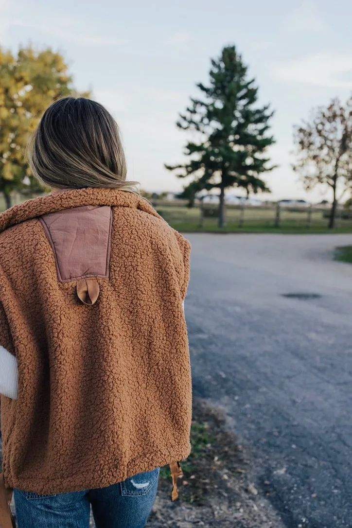 Whitley Sherpa Oversized Vest