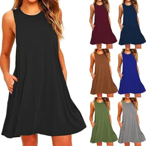 Women's Casual Swing T-Shirt Dresses