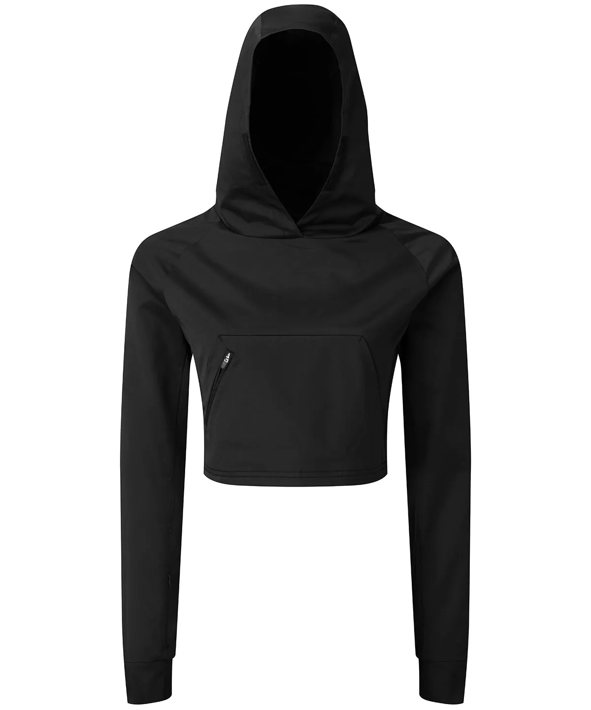 Womens TriDri® cropped jacket | Black