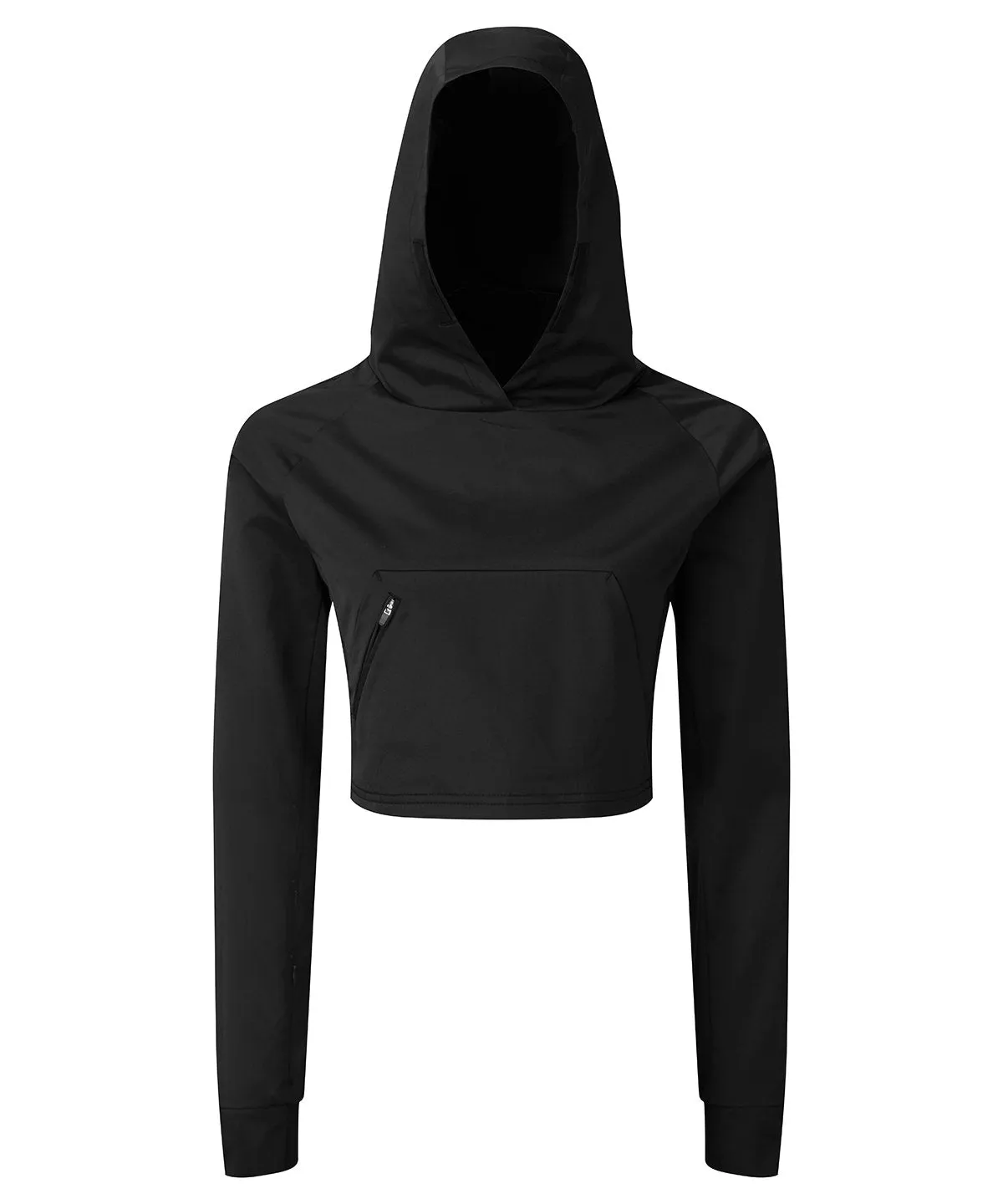 Womens TriDri® cropped jacket | Black