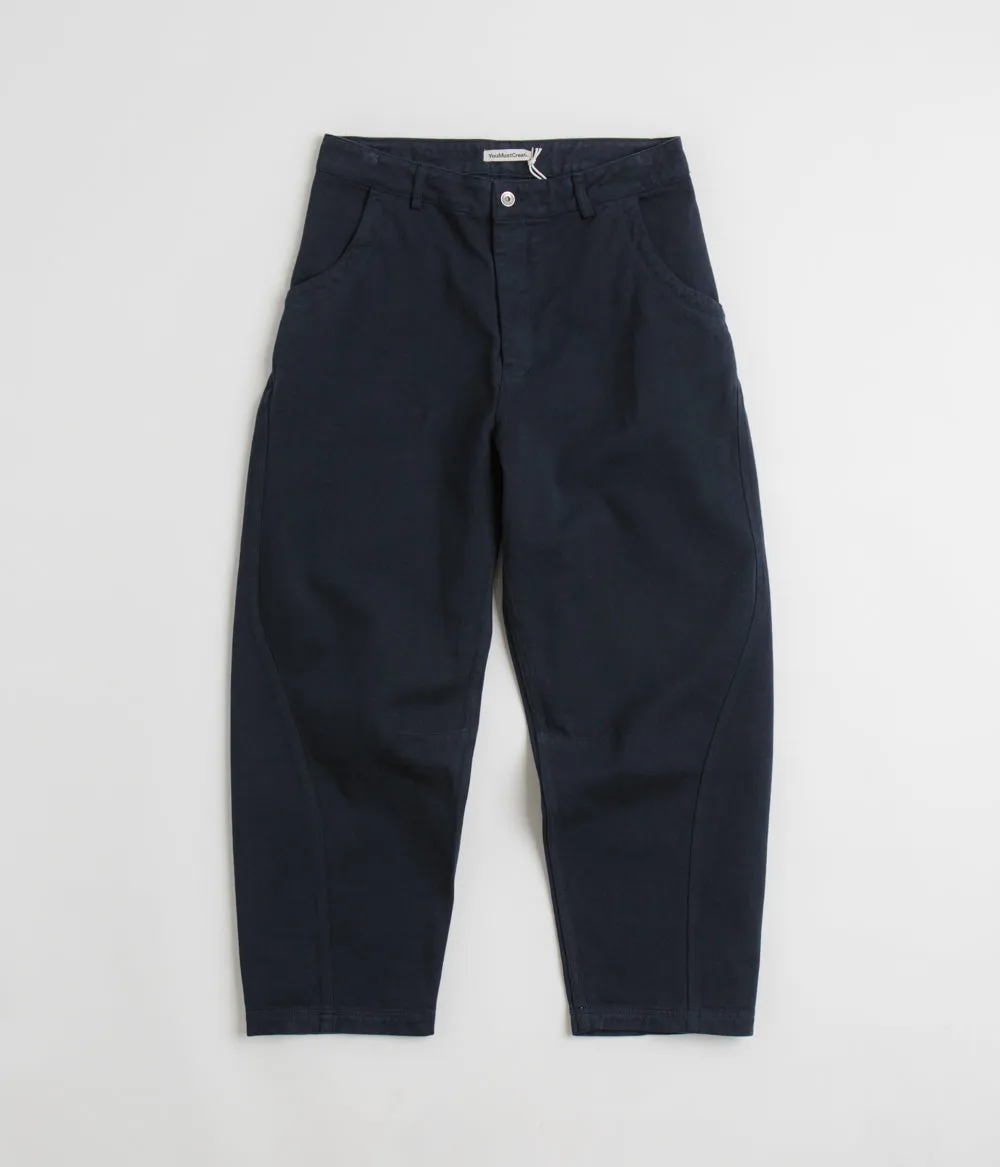 YMC Twisted Seam Trousers - Navy